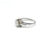 Bague 55 Solitaire - Bague en or blanc 18 carats et platine avec diamant 0,91 ct 58 Facettes