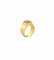 Bague 50 Chevalière - Bague en or jaune et diamants 58 Facettes