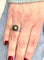 Bague 54 Bague en or blanc 18 carats avec perle de Tahiti et diamants 58 Facettes