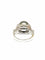 Bague 54 Bague en or blanc 18 carats avec perle de Tahiti et diamants 58 Facettes