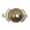 Bague 54 Bague en or blanc 18 carats avec perle de Tahiti et diamants 58 Facettes
