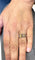 Bague 54 Bague à graver - Bague en or blanc 18 carats et diamants 58 Facettes