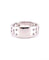 Bague 54 Bague à graver - Bague en or blanc 18 carats et diamants 58 Facettes