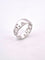 Bague 54 Bague à graver - Bague en or blanc 18 carats et diamants 58 Facettes