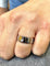 Bague 54 Bague à graver - Bague en or blanc 18 carats et diamants 58 Facettes