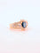 Bague 52 Bague en or jaune 18 carats avec saphir ovale et diamants 58 Facettes