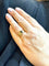 Bague 51 Bague en or jaune 18 carats avec diamants et saphir ovale 58 Facettes