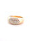 Bague 59 Bague jonc en or jaune 18 carats et diamants 58 Facettes