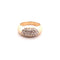 Bague 59 Bague jonc en or jaune 18 carats et diamants 58 Facettes