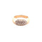 Bague 59 Bague jonc en or jaune 18 carats et diamants 58 Facettes