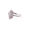 Bague 52 Bague style Art déco en or blanc 18 carats et diamants 58 Facettes