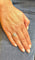Bague 52 Bague style Art déco en or blanc 18 carats et diamants 58 Facettes