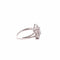 Bague 55 Princesse - Bague en or blanc 18 carats et diamants 58 Facettes