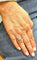 Bague 55 Princesse - Bague en or blanc 18 carats et diamants 58 Facettes