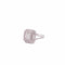 Bague 55 Princesse - Bague en or blanc 18 carats et diamants 58 Facettes