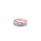 Bague 52 Demi-alliance ancienne - Bague en or blanc 18 carats et diamants 58 Facettes