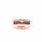 Bague 52 Demi-alliance ancienne - Bague en or blanc 18 carats et diamants 58 Facettes