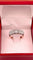 Bague 52 Demi-alliance ancienne - Bague en or blanc 18 carats et diamants 58 Facettes