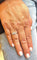 Bague 54 Bague feuille en platine 950 sertie de diamants taille navette 58 Facettes