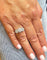 Bague 54 Bague en platine 950 sertie de diamants 1,75 ct 58 Facettes