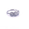 Bague 54 Bague en platine 950 sertie de diamants 1,75 ct 58 Facettes