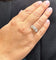 Bague 54 Bague en platine 950 sertie de diamants 1,75 ct 58 Facettes