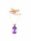 Collier Collier pendentif - Pendentif en or jaune 18 carats avec améthyste et diamants 58 Facettes