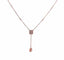 Collier Collier en or rose 18 carats serti de diamants 0,55 ct 58 Facettes