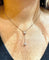 Collier Collier en or rose 18 carats serti de diamants 0,55 ct 58 Facettes