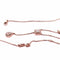 Collier Collier en or rose 18 carats serti de diamants 0,55 ct 58 Facettes