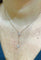Collier Collier en or rose 18 carats serti de diamants 0,55 ct 58 Facettes