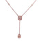 Collier Collier en or rose 18 carats serti de diamants 0,55 ct 58 Facettes