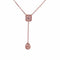 Collier Collier en or rose 18 carats serti de diamants 0,55 ct 58 Facettes