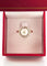 Bague 59 Bague ancienne en or jaune 18 carats avec diamants et perle 58 Facettes