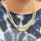 Collier Collier ancien double rang de perles avec fermoir en or blanc et diamants 58 Facettes