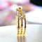 Bracelet Alessio Boschi Milano - Bracelet jonc en or jaune 18 carats, perles et diamants jaunes 58 Facettes