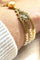 Bracelet Alessio Boschi Milano - Bracelet jonc en or jaune 18 carats, perles et diamants jaunes 58 Facettes
