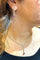 Collier Collier en or blanc 18 carats avec diamants et tourmaline rose 58 Facettes