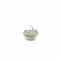Pendentif Pendentif cœur en or blanc 18 carats et diamants 58 Facettes