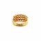 Bague 51 Bague spirales multi-pierres en or jaune 18 carats 58 Facettes