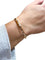 Bracelet Bracelet jonc ouvrant en or rose 18 carats et diamants 58 Facettes