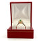 Bague 55 Bague ancienne en or jaune 18 carats avec émeraude et diamants 58 Facettes