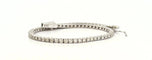 Bracelet Bracelet tennis rivière en or blanc 18 carats et diamants 58 Facettes