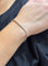 Bracelet Bracelet tennis rivière en or blanc 18 carats et diamants 58 Facettes