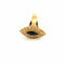 Bague 53 Bague navette en or jaune 18 carats, saphir et diamants 58 Facettes