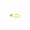 Bague 53 Bague fine en or jaune 18 carats avec diamants et saphir 58 Facettes