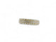 Bague 56 Demi-alliance - Bague en or jaune 18 carats et diamants 58 Facettes