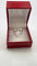 Bague 53 Alliance trilogie vintage en or blanc 18 carats et diamants 58 Facettes