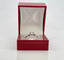 Bague 53 Alliance trilogie vintage en or blanc 18 carats et diamants 58 Facettes