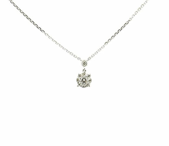 Collier Collier ras-de-cou en or blanc 18 carats avec diamants 58 Facettes